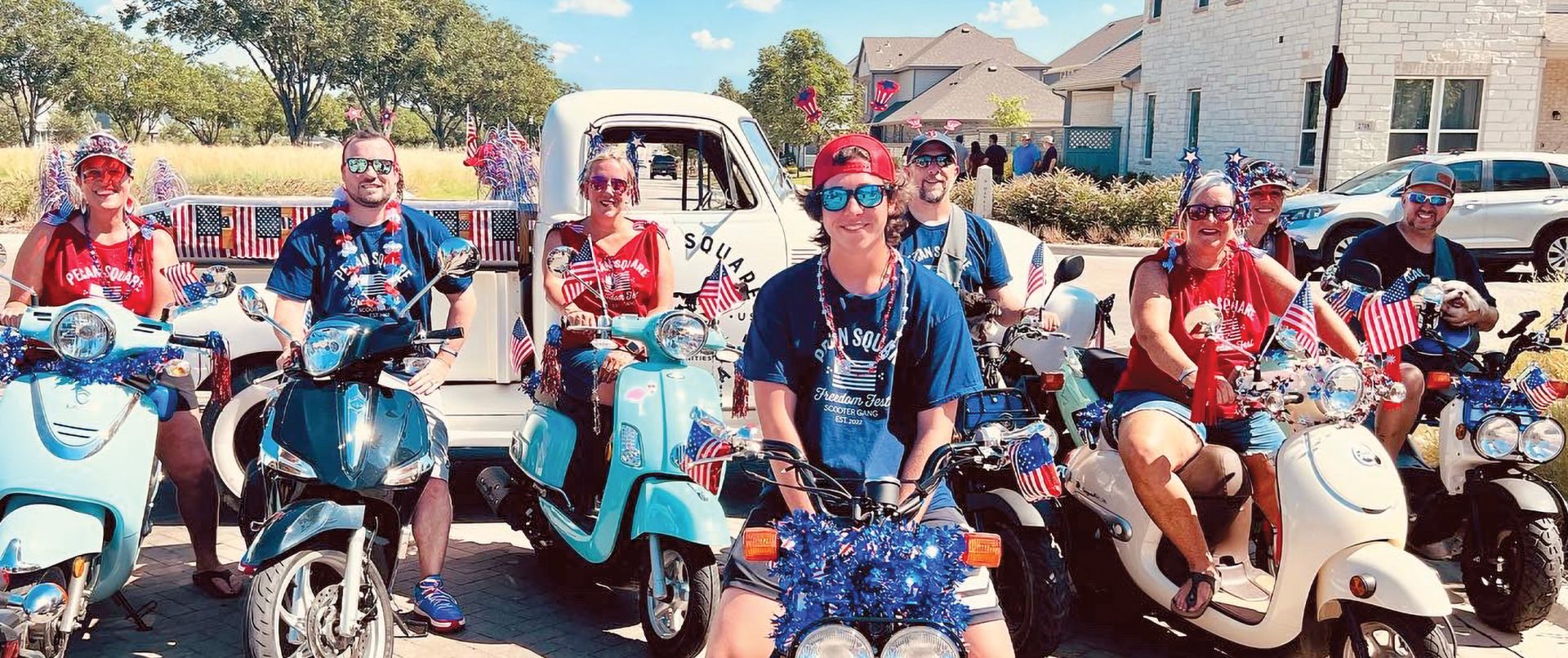 Freedom Fest scooter brigade