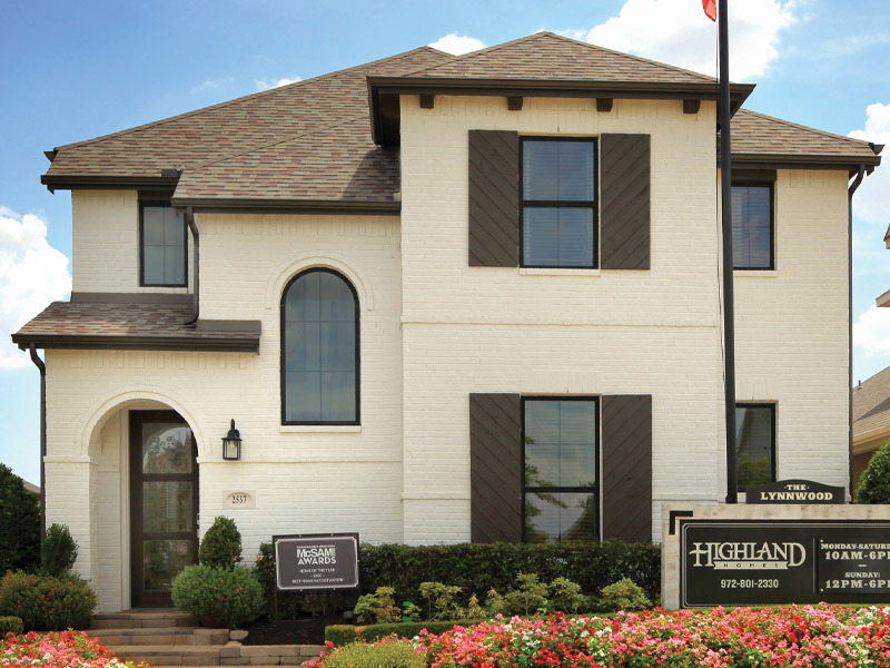 Highland Homes Model Home Exterior