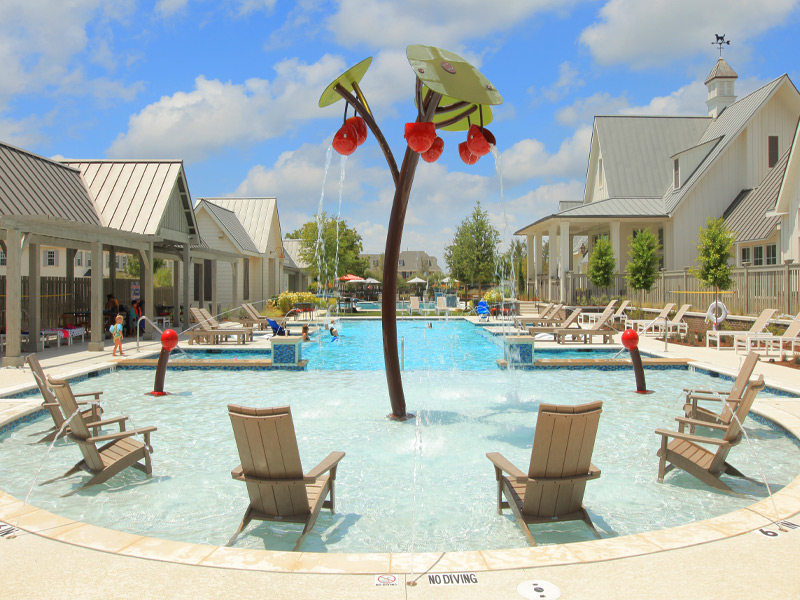 Splash pad and pools